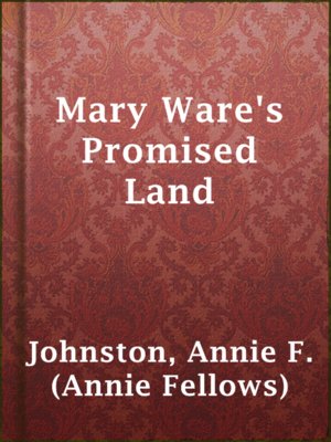 cover image of Mary Ware's Promised Land